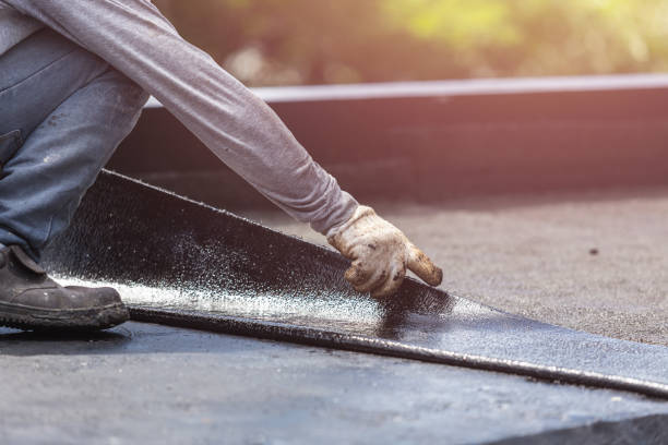 Professional Waterproofing technician working in Bellevue, PA